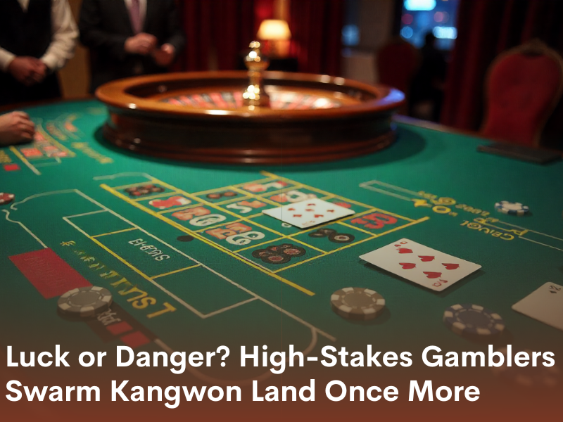 Luck or Danger? High-Stakes Gamblers Swarm Kangwon Land Once More