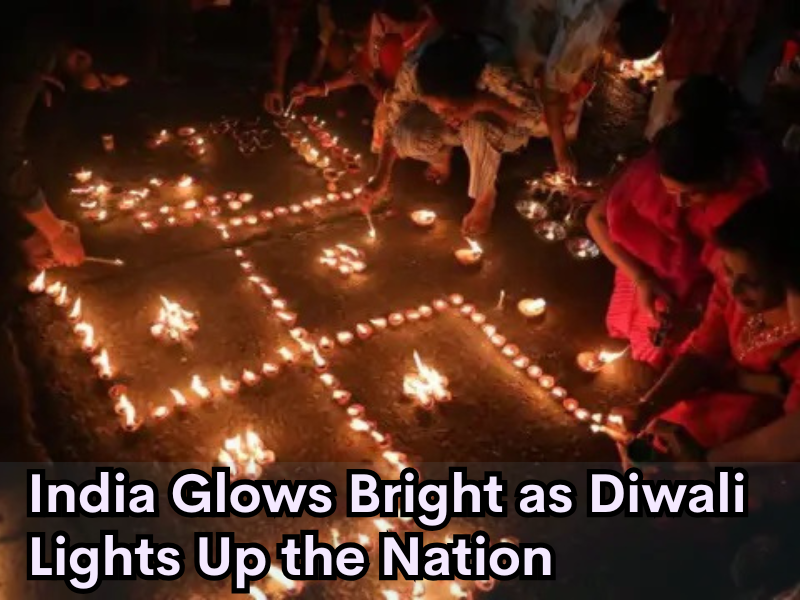  India Glows Bright as Diwali Lights Up the Nation