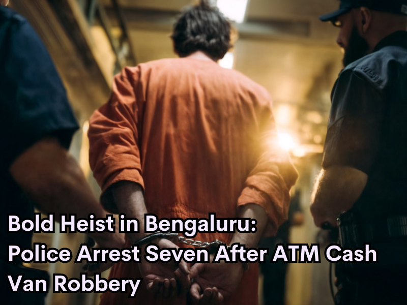  Bold Heist in Bengaluru: Police Arrest Seven After ATM Cash Van Robbery