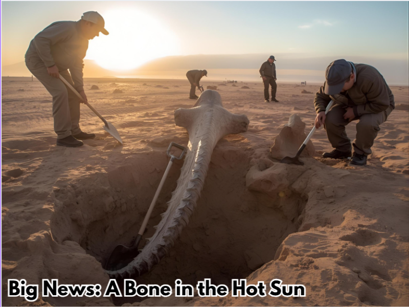 Big News: A Bone in the Hot Sun