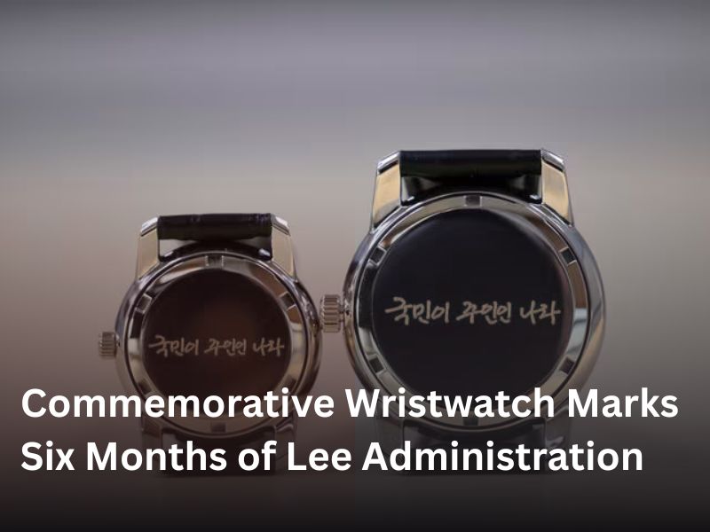 Commemorative Wristwatch Marks Six Months of Lee Administration