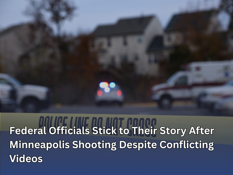 Federal Officials Stick to Their Story After Minneapolis Shooting Despite Conflicting Videos