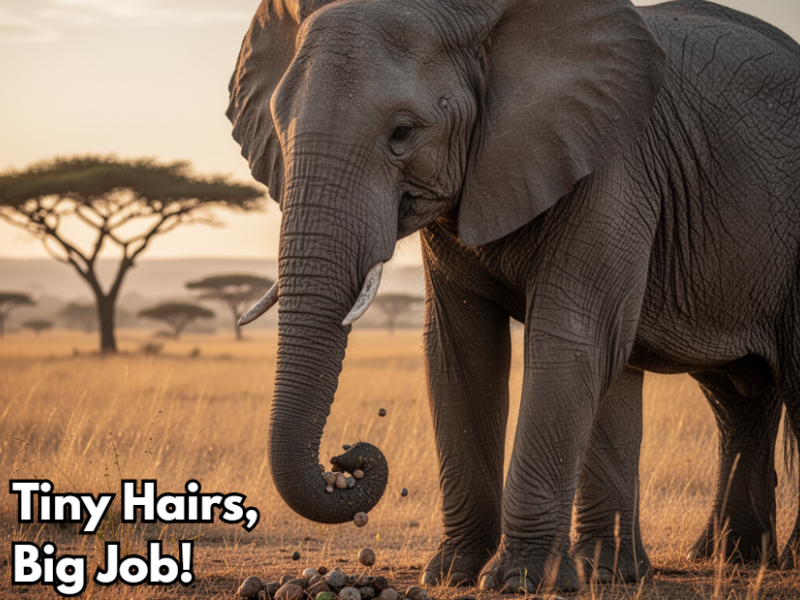 Tiny Hairs, Big Job!