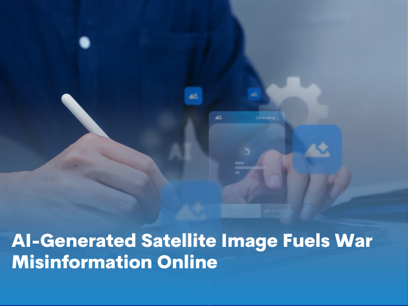 AI-Generated Satellite Image Fuels War Misinformation Online
