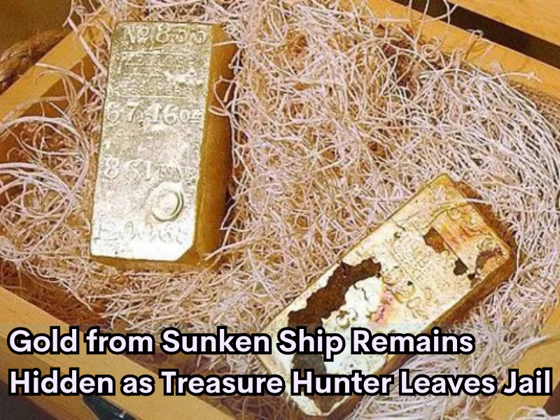 Gold from Sunken Ship Remains Hidden as Treasure Hunter Leaves Jail