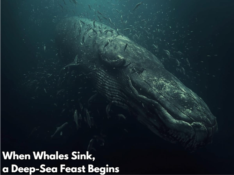 When Whales Sink, a Deep-Sea Feast Begins