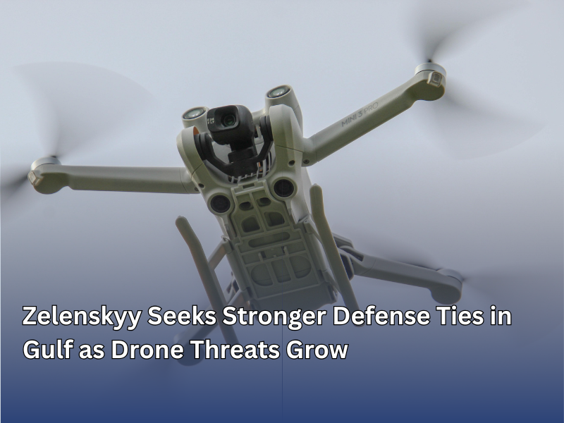 Zelenskyy Seeks Stronger Defense Ties in Gulf as Drone Threats Grow