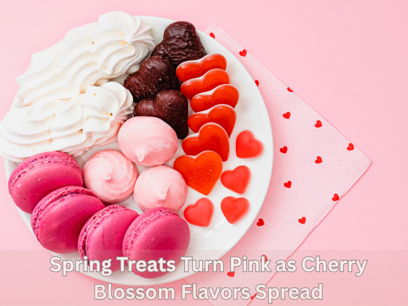 Spring Treats Turn Pink as Cherry Blossom Flavors Spread