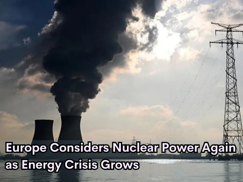 Europe Considers Nuclear Power Again as Energy Crisis Grows