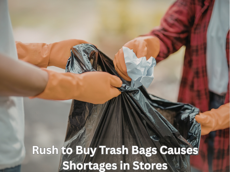 Rush to Buy Trash Bags Causes Shortages in Stores
