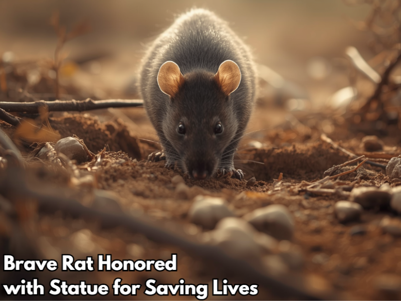 Brave Rat Honored With Statue for Saving Lives