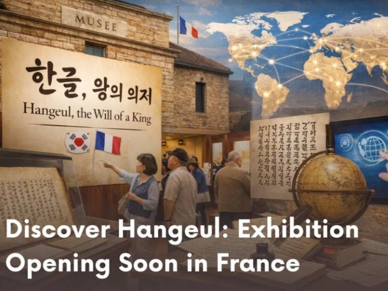 Discover Hangeul: Exhibition Opening Soon in France
