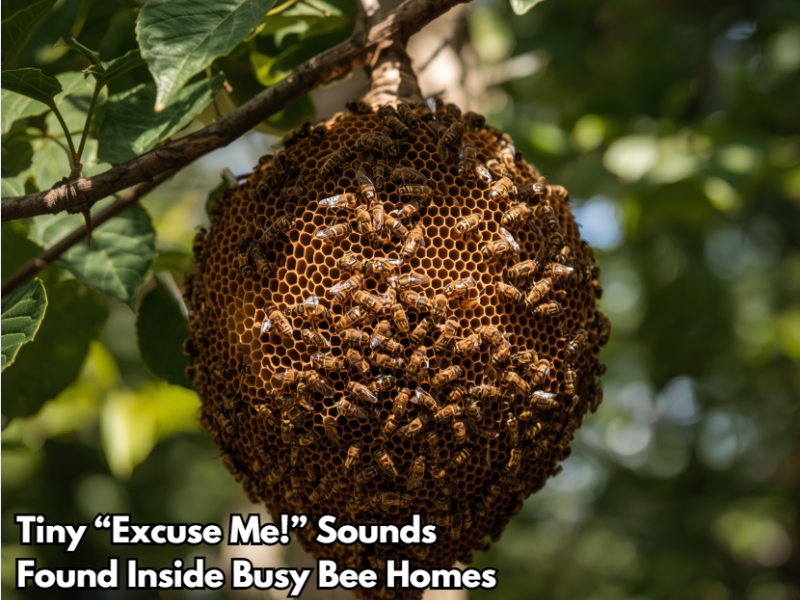 Tiny “Excuse Me!” Sounds Found Inside Busy Bee Homes