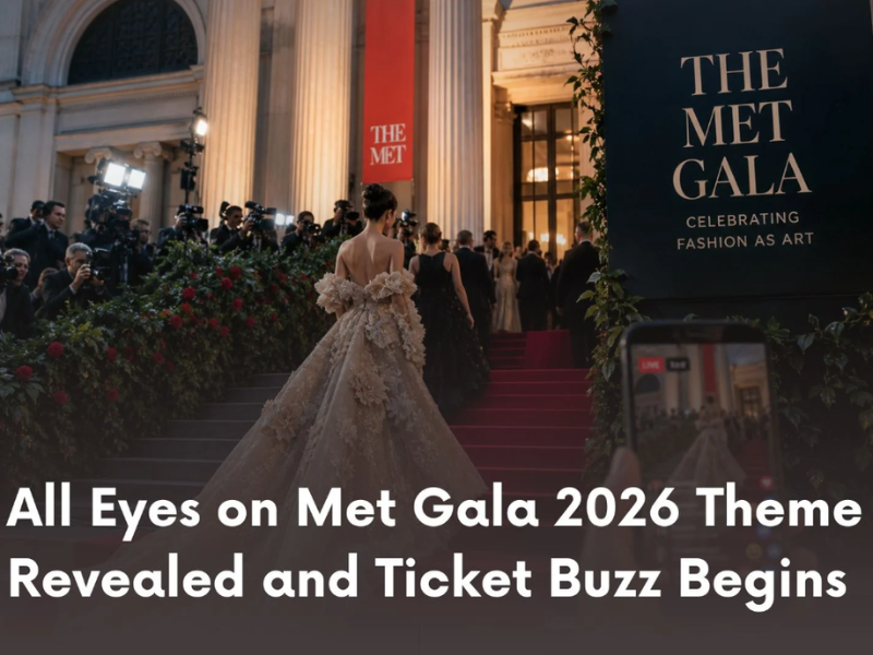  All Eyes on Met Gala 2026 Theme Revealed and Ticket Buzz Begins