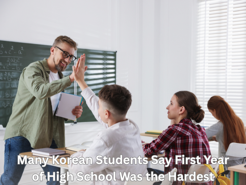 Many Korean Students Say First Year of High School Was the Hardest