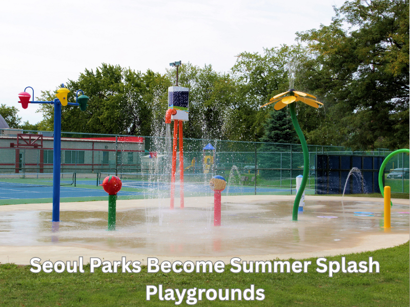 Seoul Parks Become Summer Splash Playgrounds
