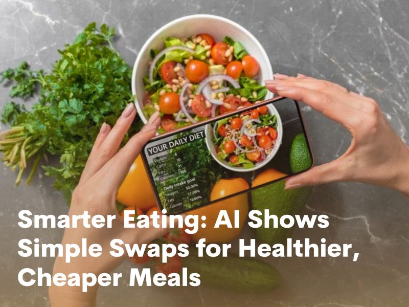 Smarter Eating: AI Shows Simple Swaps for Healthier, Cheaper Meals