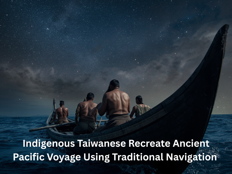 Indigenous Taiwanese Recreate Ancient Pacific Voyage Using Traditional Navigation 