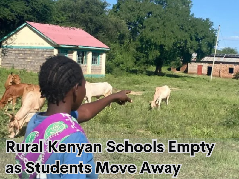 Rural Kenyan Schools Empty as Students Move Away 