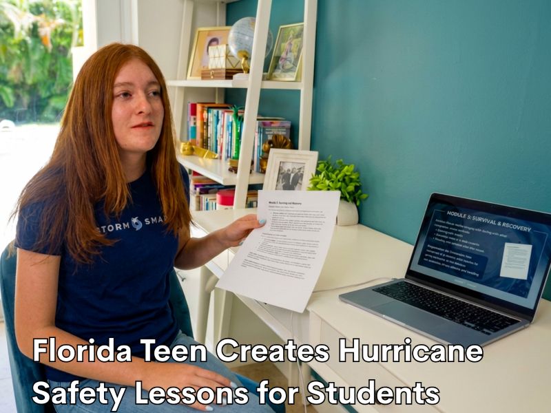  Florida Teen Creates Hurricane Safety Lessons for Students