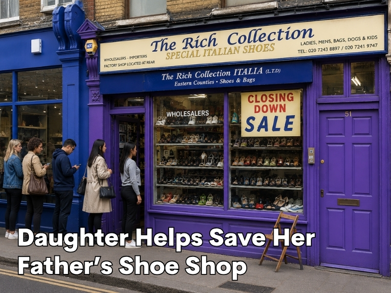 Daughter Helps Save Her Father’s Shoe Shop