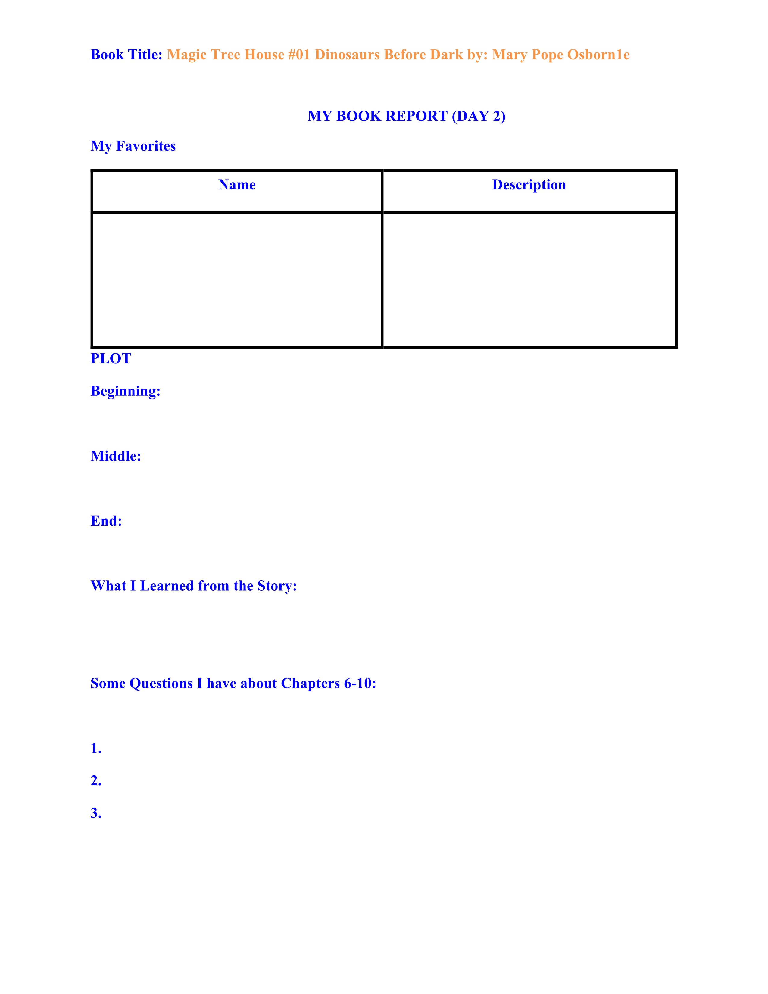 Magic Tree House WB 4